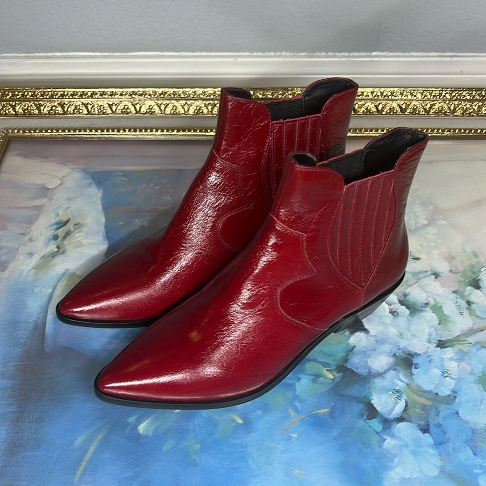 Rebecca Minkoff Red Ankle Boots